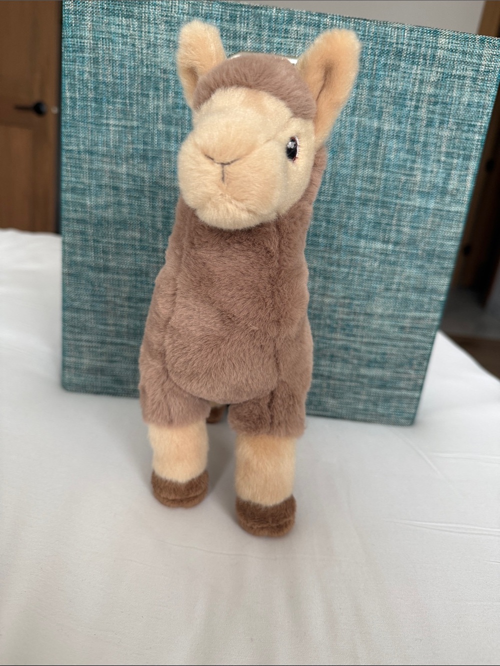 Aurora Brown and Cream Llama Plush
